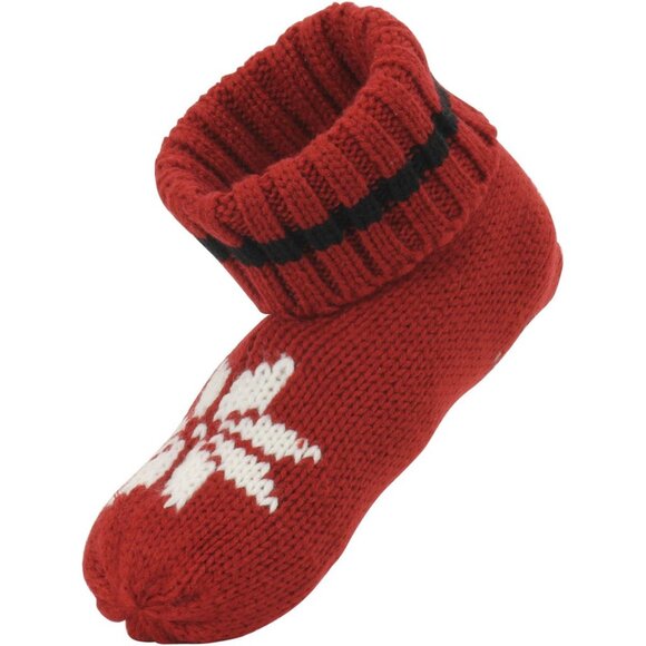 RALPH LAUREN Red Slipper Socks - Picture 2 of 2